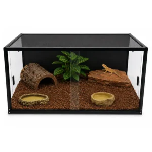 120cm 4ft Reptile Terrarium setup decor