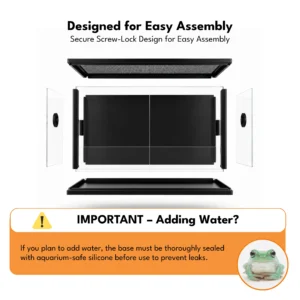 122cm 4ft Reptile Terrarium easy assembly