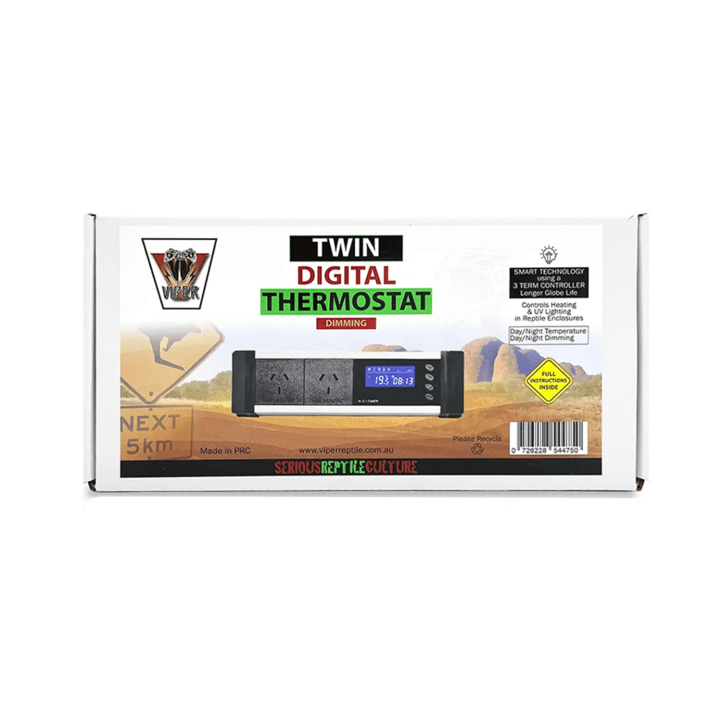 Reptile Twin Digital Thermostat Dimming Viper Reptile