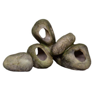 Stones With Holes Terrarium Ornament