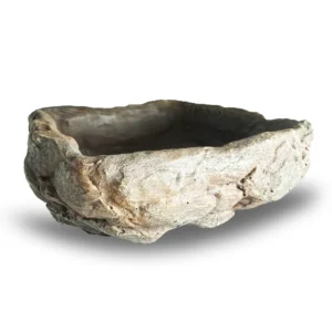 Huge heavy reptile bowl